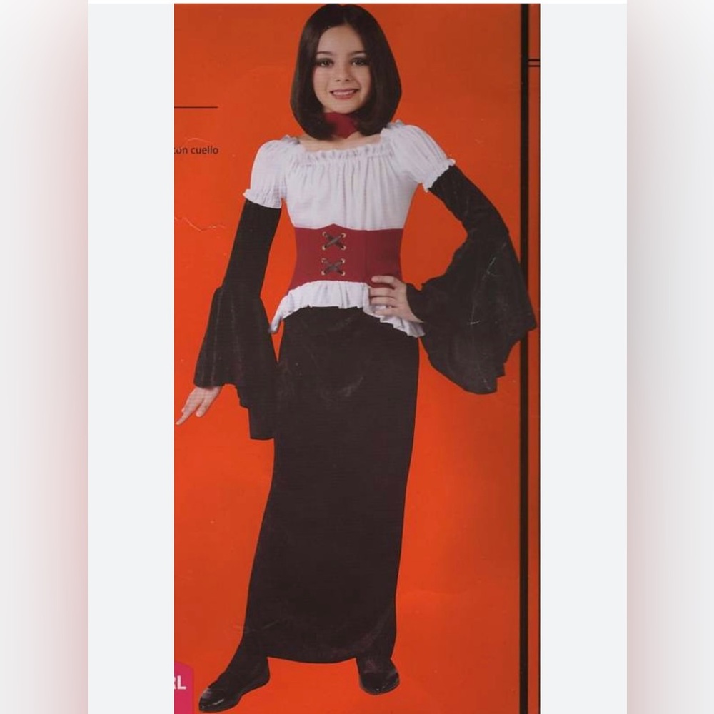 Vampiretta Kids Halloween 🎃 Costume - Black and Red